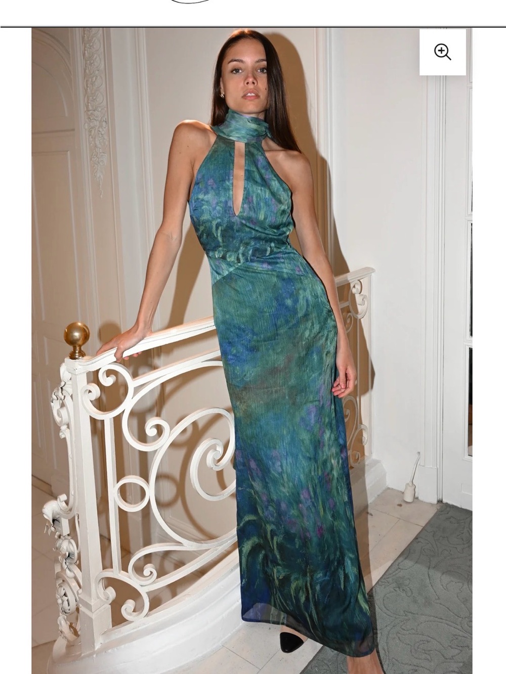 Yellow the label the Monet dress